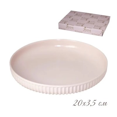 105-843 Форма (тарелка) круглая 25,5х4,5 см. в под.уп.(х24)