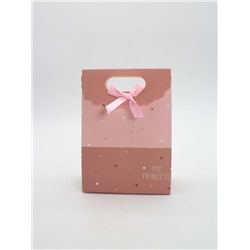 Пакет подарочный (XS) "Small dots", orange (12x6x16)