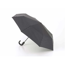 G818-4504 Chelsea-2 City Stripe Black Grey Зонт мужской автомат Fulton