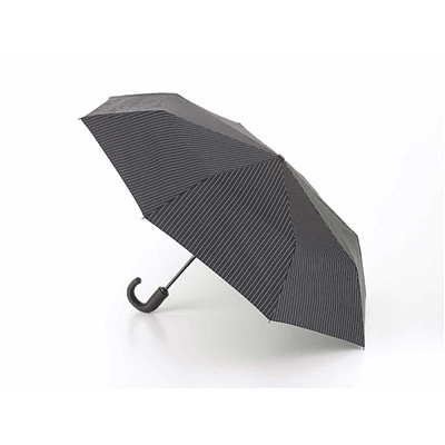 G818-4504 Chelsea-2 City Stripe Black Grey Зонт мужской автомат Fulton