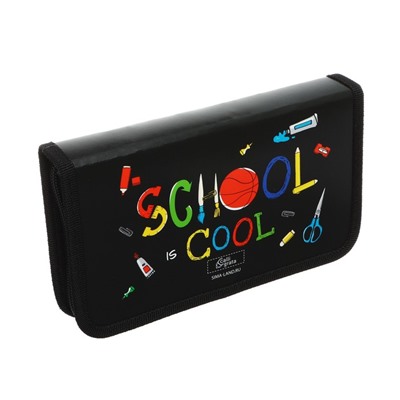 Пенал 1 секция 115×205×30 мм, Calligrata School, ламинированный картон