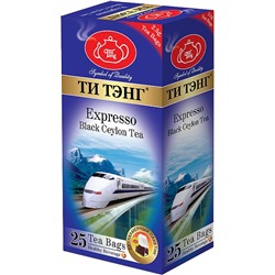 ТИ ТЭНГ. Экспрессо (черный) карт.пачка, 25 пак.