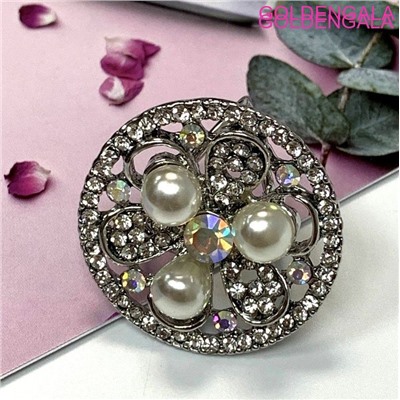 211528 Зажим для платка диаметр 3,5 см БР1/1