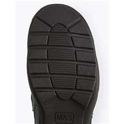 Kids’ Leather Toe Bumper School Shoes (13 Small - 10 Large)