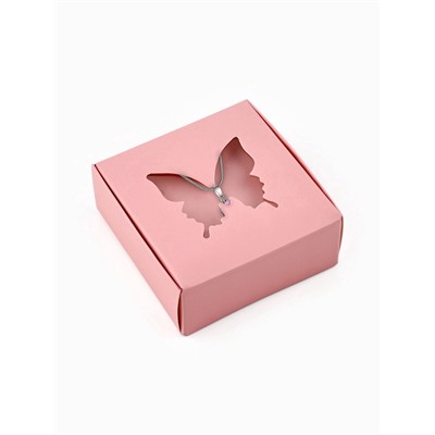 Коробка под бижутерию с окном «Бабочка», 7.5 х 7.5 х 3 см