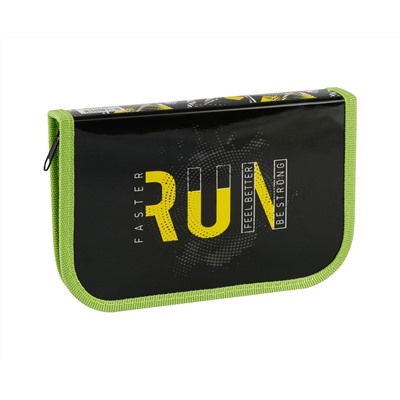 Пенал 1 отделение, 200*130 ArtSpace "Run", ламинированный картон