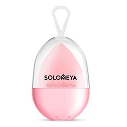 SOLOMEYA Спонж для макияжа со срезом ПЕРСИК