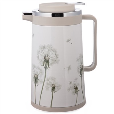 ТЕРМОС СО СТЕКЛЯННОЙ КОЛБОЙ, 950 МЛ, КРЫШКА С КЛАПАНОМ, СЕРИЯ "DANDELION"