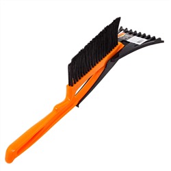 Щетка-сметка для снега со скребком, 400 мм Sparta