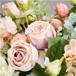 ЦВЕТОЧНАЯ КОМПОЗИЦИЯ  "РОМАНТИКА" ШИРИНА 40 см*ВЫСОТА 40 см- БЕЗ УПАКОВКИ