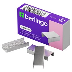 Скобы металлические №10, Kangaro, для степлера, оцинкованные, 1000 шт.