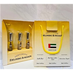 EU Подарочный парфюмерный набор Z&R 3x20 ml