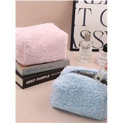 Kristaller Косметичка женская плюшевая «Тедди», голубой