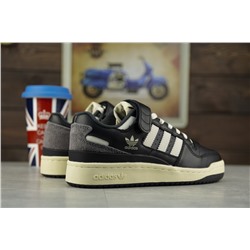 Adidas forum low из натуральной плотной кожи