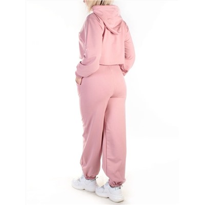 Y316 PINK Спортивный костюм женский (100% хлопок)