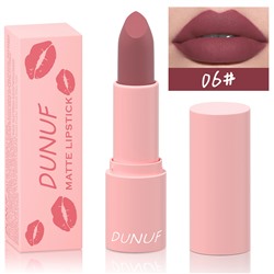 Матовая помада DUNUF Matte Lipstick 06