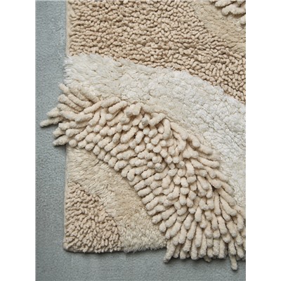 Коврик для ванной Sands бежевого цвета из коллекции Ethnic