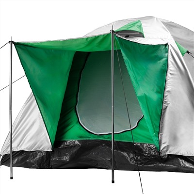 Палатка двухслойная трехместная 210 x 210 x 130 см, Camping Palisad