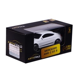 Машина металлическая MERCEDES-AMG C63 S COUPE, 1:64, цвет белый