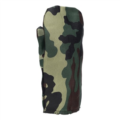 Рукавицы зимние, защита от пониж температур и мех воздействий, утеплитель ватин, камуфляж Сибртех