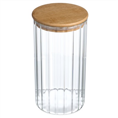 БАНКА ДЛЯ СЫПУЧИХ ПРОДУКТОВ "VERTICAL" 1200 МЛ/10Х18,5 СМ