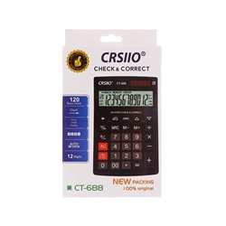 Калькулятор настольный 12-разрядный CT-388, розовый