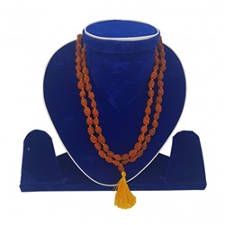 Четки из Рудракши (3 мукхи), Rudraksha Mala 3 mukhi (108+1 beads), произв. Divya Shakti