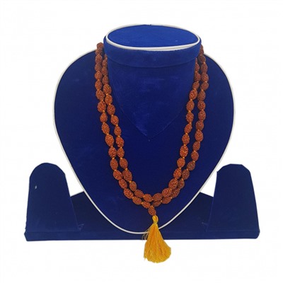 Четки из Рудракши (3 мукхи), Rudraksha Mala 3 mukhi (108+1 beads), произв. Divya Shakti