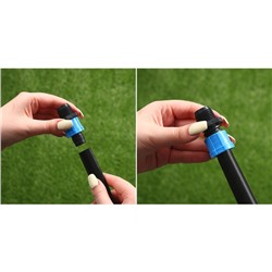 Штуцер для капельной ленты, 16 мм — 1/2" (12 мм), пластик, Greengo