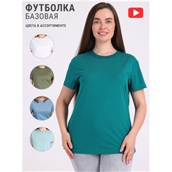 футболка 1ЖДФК3273001; морская волна186