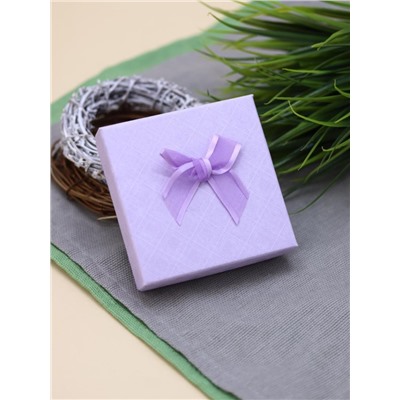 Подарочная коробка для украшений "Elegant bow" (9*9*2,5 см), mix