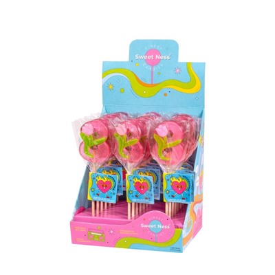 Карамель леденцовая изомальт "Восьмерка" ш/б 21шт х 15гр (малина), ср.г. до 01.01.26