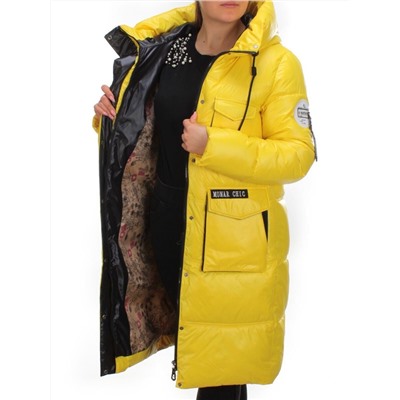 2187 YELLOW Куртка зимняя женская AIKESDFRS (200 гр. холлофайбера)