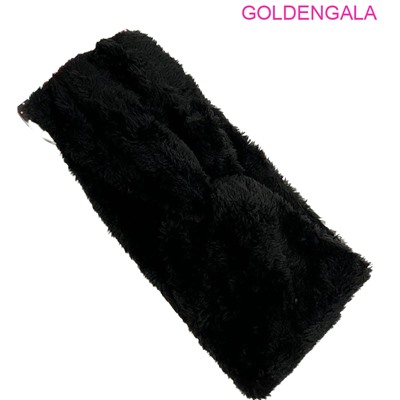 Повязка теплая меховая на голову 12 см Арт 8 6 шт