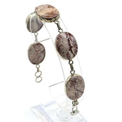 Браслет яшма уральская, 19,5см.