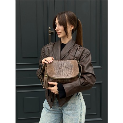 Сумка женская из телячьей кожи