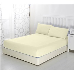 Простыня трикотажная на резинке Молочный 140гр-м² Текс-Дизайн