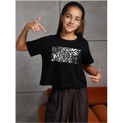 Футболка "Фольга" детская черный