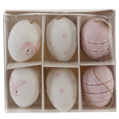 GAEM Набор из 6-ти изделий декоративных подвесных "Яйцо" (4*6), L14 W12,5 H4,5 см