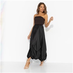 Юбка с эффектной драпировкой, Талия решает (черная)