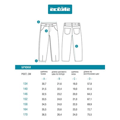 Брюки джинсовые (утепленные) детские для мальчиков Rinner