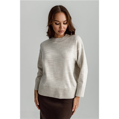 4103 СВЕТЛО-БЕЖЕВЫЙ СВИТЕР2021386408