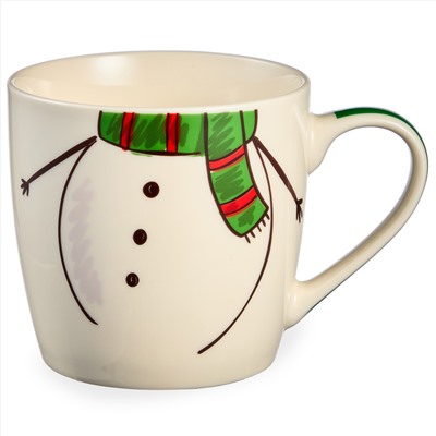 НАБОР ПОСУДЫ LEFARD "СНЕГОВИК" 2 ПР. (КРУЖКА 360МЛ, САЛАТНИК 500МЛ)