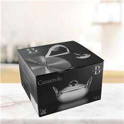 903-004 Кастрюля 3,1л с крышкой 20см MIRROW в под.уп.(х4)Нержавеющая сталь