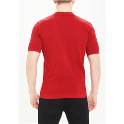Short Sleeve Knitted Polo Shirt