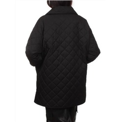 H24-003 BLACK Куртка демисезонная женская (100 гр. холлофайбер)