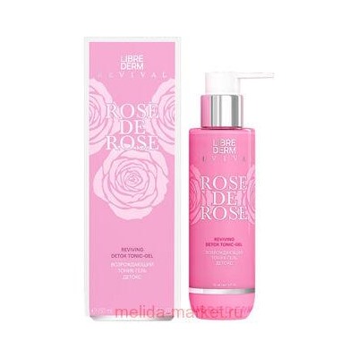 LIBREDERM Тоник-гель детокс Rose de rose возрождающий 150 мл