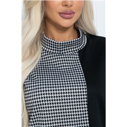 Блуза Элли (черно-белая) Б11305