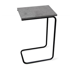 Столик придиванный SHT-CT9
                        бетон чикаго светлый / черный муар