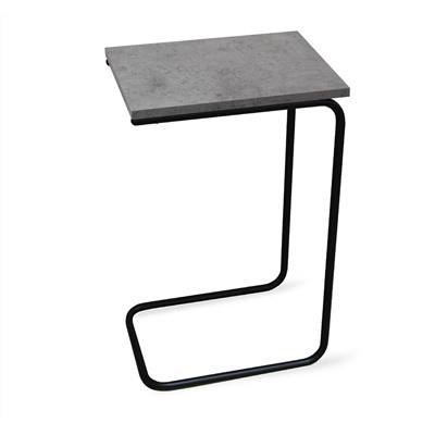 Столик придиванный SHT-CT9
                        бетон чикаго светлый / черный муар